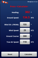 windycalc blue theme screenshot